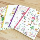 Kawaii Children Animal Pets Stars Rainbow Notebook Journal 4 Notebook 4 Designs