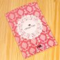Victorian Floral Pink Antique Carriage Notebook Journal