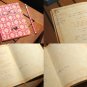 Victorian Floral Pink Antique Carriage Notebook Journal