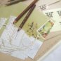 Retro Flower Lace Bird Ribbon Letterset Letter Set