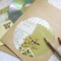 Retro Flower Lace Bird Ribbon Letterset Letter Set