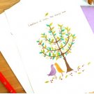 Zakka Trees and Birds Letter Set Letterset