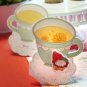 Sweet Cup Tea Cupcake Food Card Letterset Letter Set