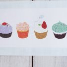 Lovely Colorful Cupcakes Food Letter Set Letterset