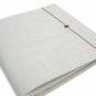 Zakka Oatmeal Cream Cloth Fabric Cat Notebook Journal Scrapbook