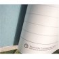 Zakka Oatmeal Cream Cloth Fabric Cat Notebook Journal Scrapbook