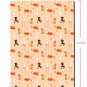 Fun Orange Black Brown White Cats Animal Notebook Journal