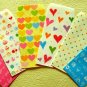 Lovely Rainbow Colors Cupcake Party Gift Invite Letter Envelopes 5's