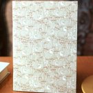 Lovely White Swans And Trees On Light Grey Notebook Journal