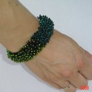 CATAPILLAR BRACELET glass seed beads