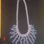 Beaded Jewelry Dangle Necklace Glass Seed Beads