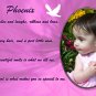 Adorable Pink Dove Baby picture with Poem