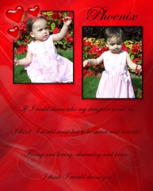 InspiredGFX Precious photo collage for your daughter