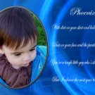 InspiredGFX Baby boy photo with poem