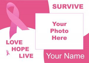 Personalized Breast Cancer Awareness Picture