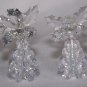 9 Vintage Angel Sparkly Clear Beaded Christmas Decorations 1 Penny Shipping