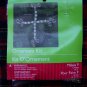 9 Christmas Tree Ornaments Wire Cross Pearl Gold Beads Kit USA 1 Cent S&H