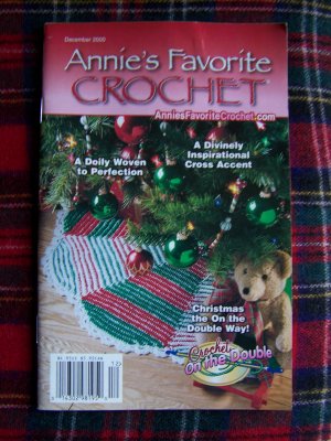 Santa Christmas Tree Skirt Crochet Pattern