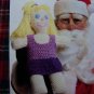 1990's Christmas Crochet Patterns Ornaments Dog Sweater Ear Flap Hats Mittens