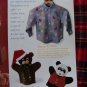 December 2001 Christmas Teddy Bear Crafts Magazine Patterns for Sewing Stamp Sculpt Painting