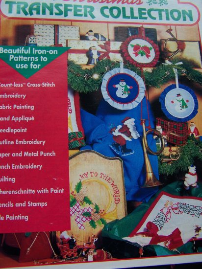 USA 1 Cent S&H 1990s Christmas Iron On Transfers Book Tole Painting ...