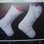 Vintage Iron On Candlewicking Christmas Patterns Stockings Ornaments Wreath Table Runner Plaid 7648