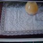 Vintage Iron On Candlewicking Christmas Patterns Stockings Ornaments Wreath Table Runner Plaid 7648