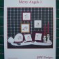 1 Cent USA S&H 3 Merry Angels Christmas Cross Stitch Patterns Book 22