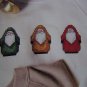 1 Cent S&H USA Vintage Christmas Leisure Arts Cross Stitch in Waste Canvas Patterns 613