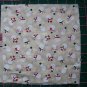 7 Squares 1995 Cotton Christmas Snowman Toss Snowflakes Fabric Lot