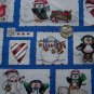 22 Square Pieces Christmas Cotton Fabric Quilting Material Dianna Marcum Marcus