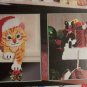Free Shipping US Christmas Cats Plastic Canvas Patterns 3158 Kittens Cat