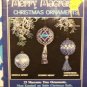70's Vintage 23 Satin Ball Macrame Christmas Ornaments Patterns Book Free USA Shipping
