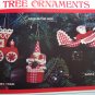 Vintage Country Gingham Fabric Christmas Ornaments Stockings Tree SKirt ANgel Topper