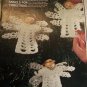 1 Penny S&H USA Vintage Crocheted Angels Christmas Tree Ornaments Pattern