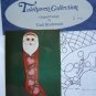 Free USA S&H Tolehaven Collection Painting Pattern Hearts & Holly Wood Santa Stocking