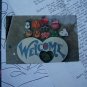 USA Free S&H VIntage Tole Painting Pattern WELCOME Sign with 12 Seasonal Insert Dangles