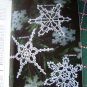 USA Free S&H Vintage 2 Knitting 5 Crochet Christmas Patterns Angel Snowflakes Stockings Skirt