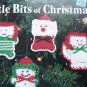 USA Free S&H Crochet Patterns 6 Christmas Ornaments Angel Elf Cat Doll Snowlady Bear