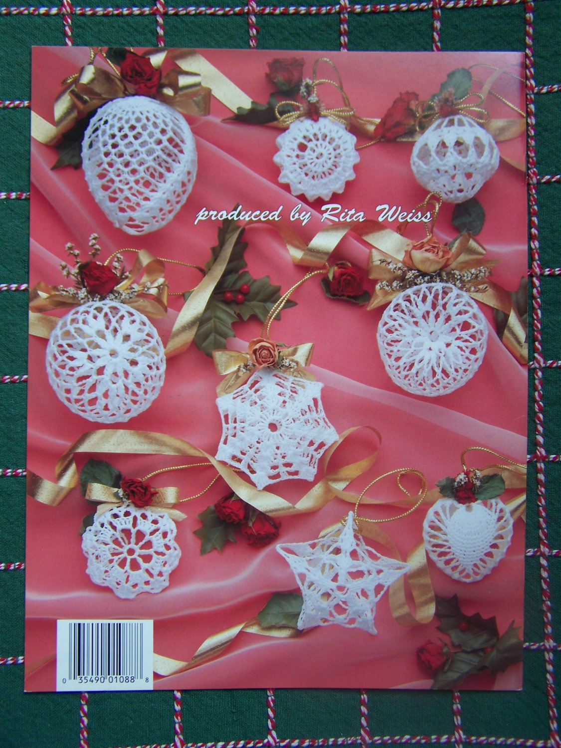 USA Free S&H 12 New Thread Crochet Christmas Ornament Patterns Filigree