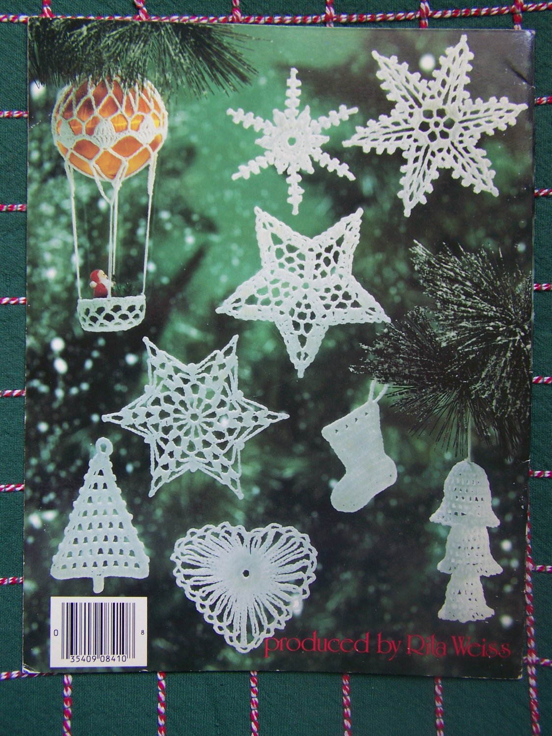 USA Free S&H Christmas Thread Crochet Patterns Tree Topper