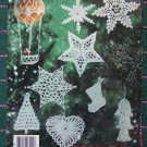 USA Free S&H Christmas Thread Crochet Patterns Tree Topper 8 Ornaments 8 Snowflakes