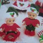 USA Free S&H 24 New Christmas Crochet Patterns Cupid Dolls Clothing Lot