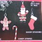 Vintage Crochet Christmas Patterns Angel Dove Gingerbread Rocking Horse Bells Santa Snowman Icicle +