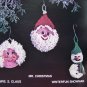 Vintage Crochet Christmas Patterns Angel Dove Gingerbread Rocking Horse Bells Santa Snowman Icicle +