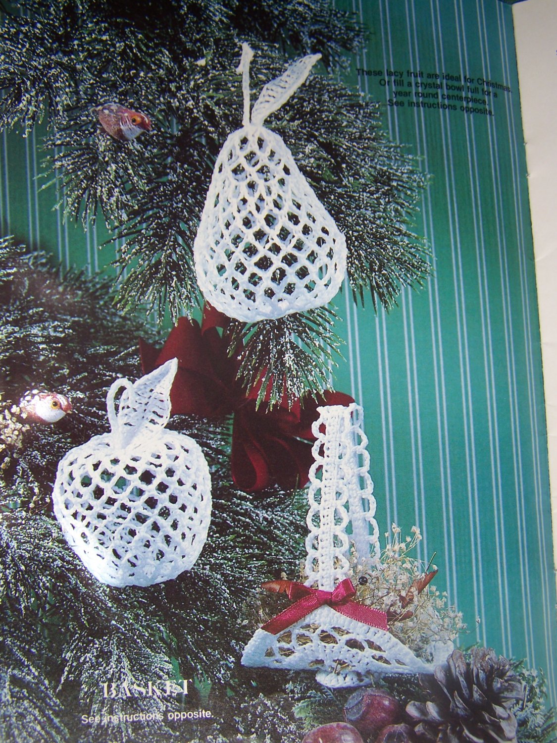 Vintage 22 Easy Victorian Christmas Crochet Patterns Ornaments Decorations