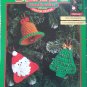 New Bernat Christmas Crochet Patterns Oven Mitt Potholder Ornaments Tree Bell Santa