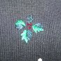XL Womens Ugly Christmas Holiday Party Pullover Sweater Appliqued Santa Snowmen Snowflakes