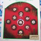 11 Vintage Christmas Cross Stitch Patterns Mini Vine Wreaths Free USA S&H