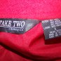 Take Two Womens Christmas Jacket Snowman Snowflakes Shiny Silver Stars